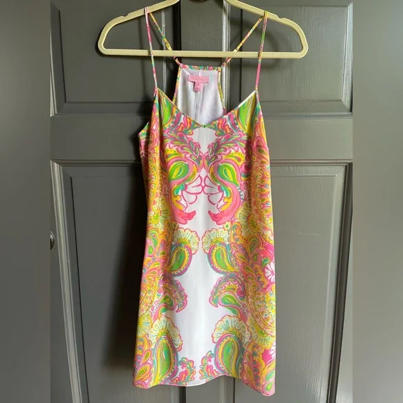 Lilly Pulitzer | Dresses | Lilly Pulitzer Dusk Hotty Pink Double Trouble  Racerback Slip Dress | Poshmark